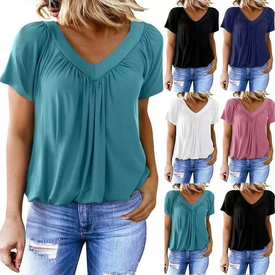 Gaia | Women's V-Neck Blouse