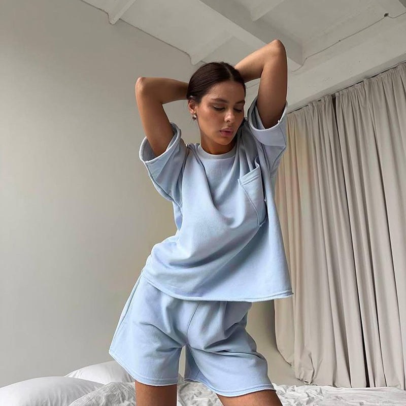 Garnet | Women's T-Shirt in Sky Blue