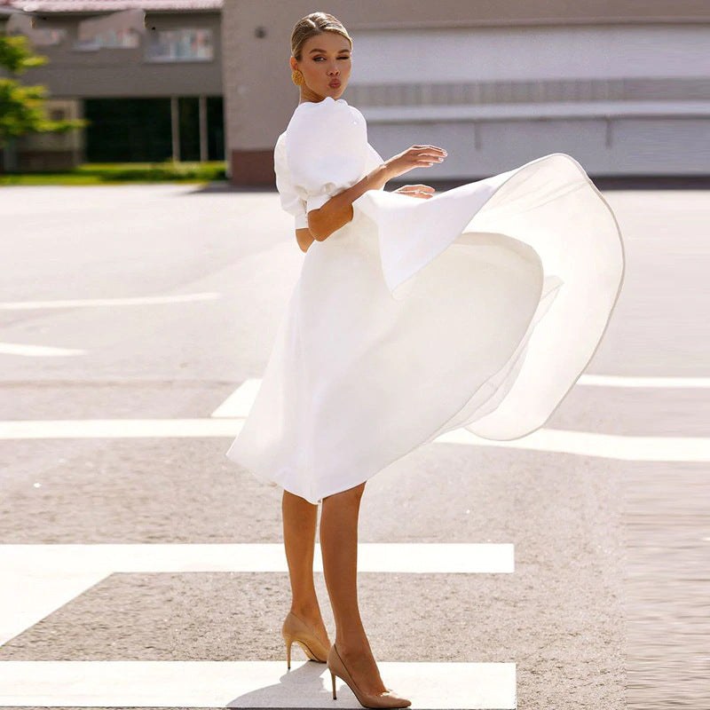 Gaudentia | Women's Puff Sleeve Dress