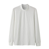 Gemma | Women's Textured Long Sleeve Elegant Top in White