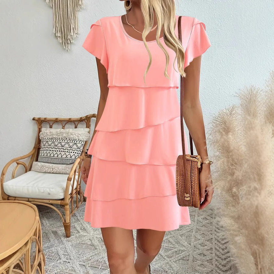 Gemma | Women's Ruffle Detail Dress – Casual Dress
