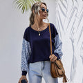 Genoveva | Women's Voluminous Floral Knit Sweater