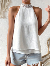 Georgette | Women's Halter Floral Going Out Top