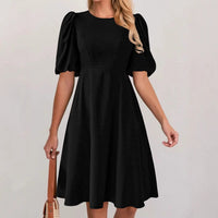 Georgiana | Women's Puff Sleeve Voluminous Dress
