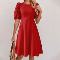 Georgiana | Women's Puff Sleeve Voluminous Dress