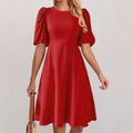 Georgiana | Women's Puff Sleeve Voluminous Dress