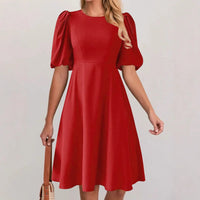 Georgiana | Women's Puff Sleeve Voluminous Dress