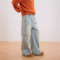 Georgina | Women's Zip Sweater in Light Blue