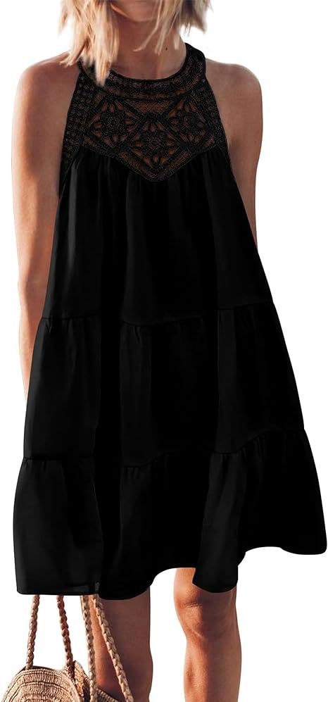 Geraldine | Women's Summer Dress in Black