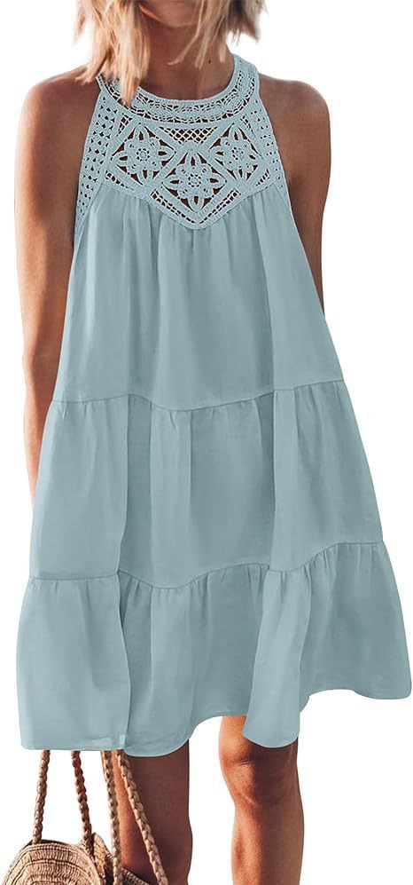 Geraldine | Women's Summer Dress in Light Blue