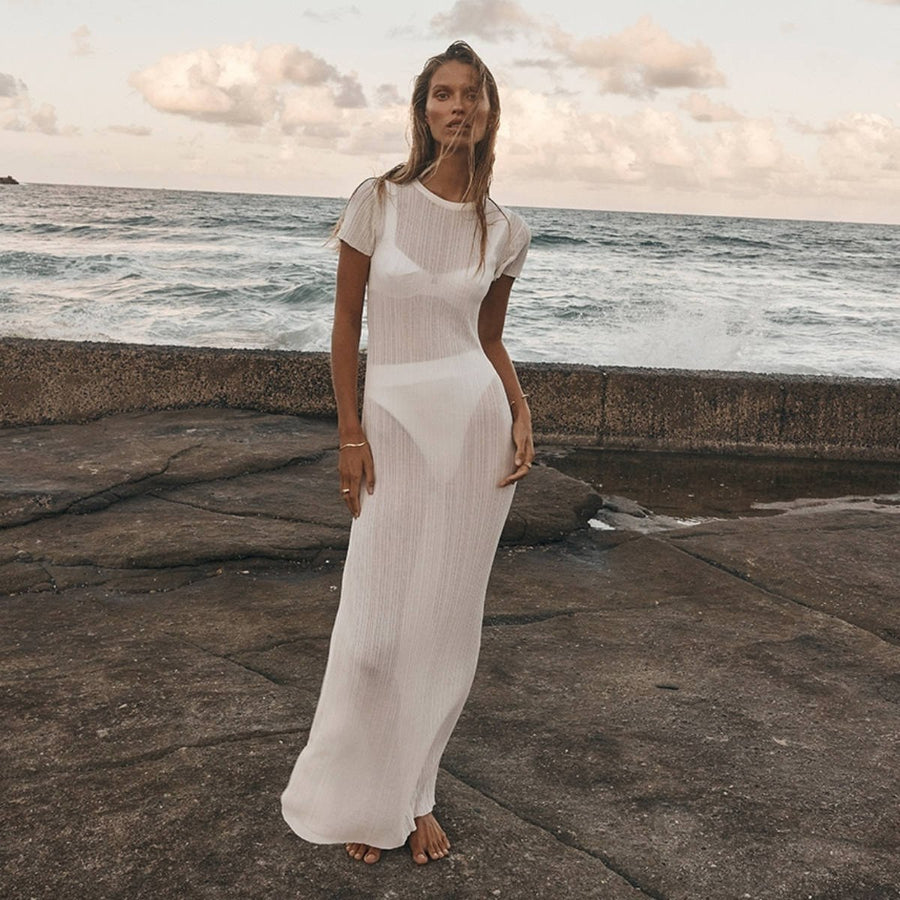 Gerda | Women's Elegant Maxi Dress in Black