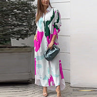 Gerlinde | Women's Dress – Casual Dress in White Pink