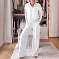 Ghislaine | Women's V-Neck Two-Piece Set