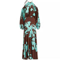 Ghislaine | Women's Floral Print Asymmetric Maxi Dress