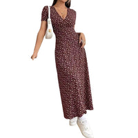 Gianna | Women's Floral Print V-Neck Maxi Dress
