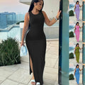 Gillian | Women's Bodycon Slit Elegant Maxi Dress