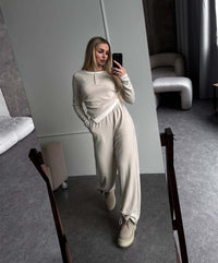 Giovanna | Women's Two-Piece Set in Apricot