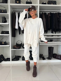 Giselle | Women's Pockets Joggers in White