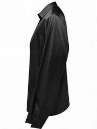 Glenda | Women's Long Sleeve Collared V-Neck Blouse