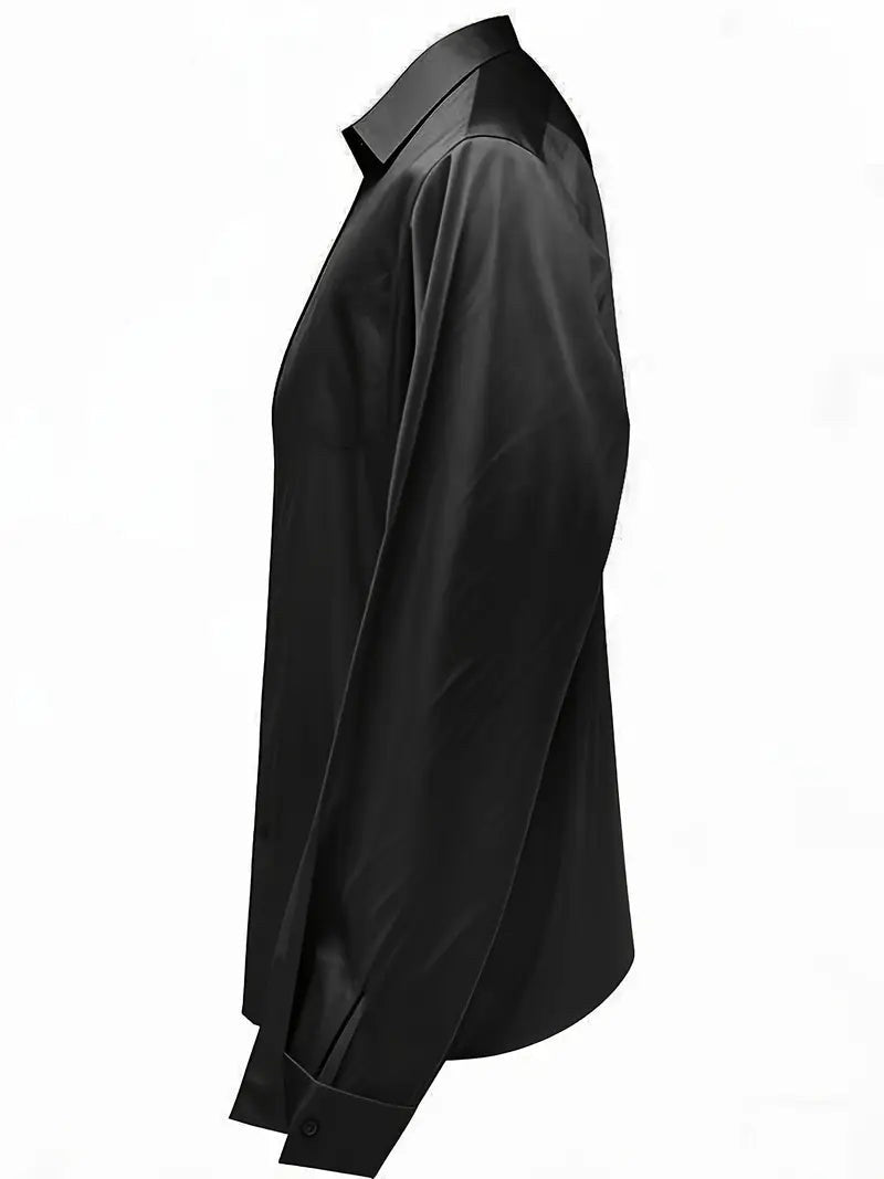 Glenda | Women's Long Sleeve Collared V-Neck Blouse
