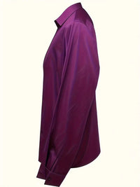 Glenda | Women's Long Sleeve Collared V-Neck Blouse