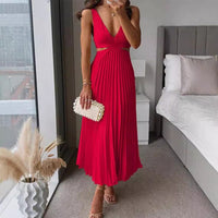 Glenda | Women's V-Neck Elegant Maxi Dress