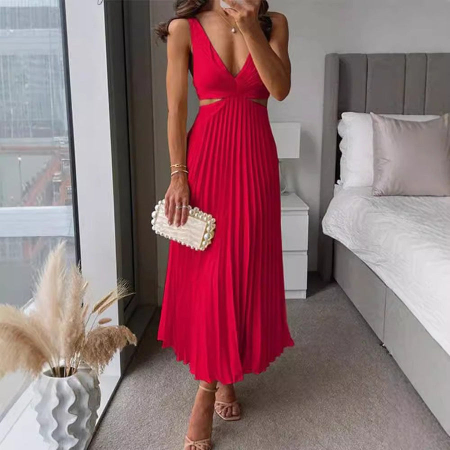Glenda | Women's V-Neck Elegant Maxi Dress