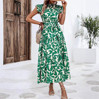 Gloria | Women's Ruffle Detail Floral Maxi Dress