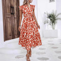 Gloria | Women's Ruffle Detail Floral Maxi Dress