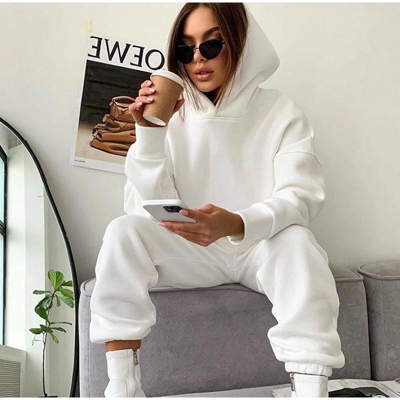 Gloria | Women's Sweatshirt in White
