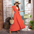 Golda | Women's Wrap Modern Maxi Dress