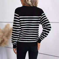 Gracie | Women's Crew Neck Button Detail Sweater