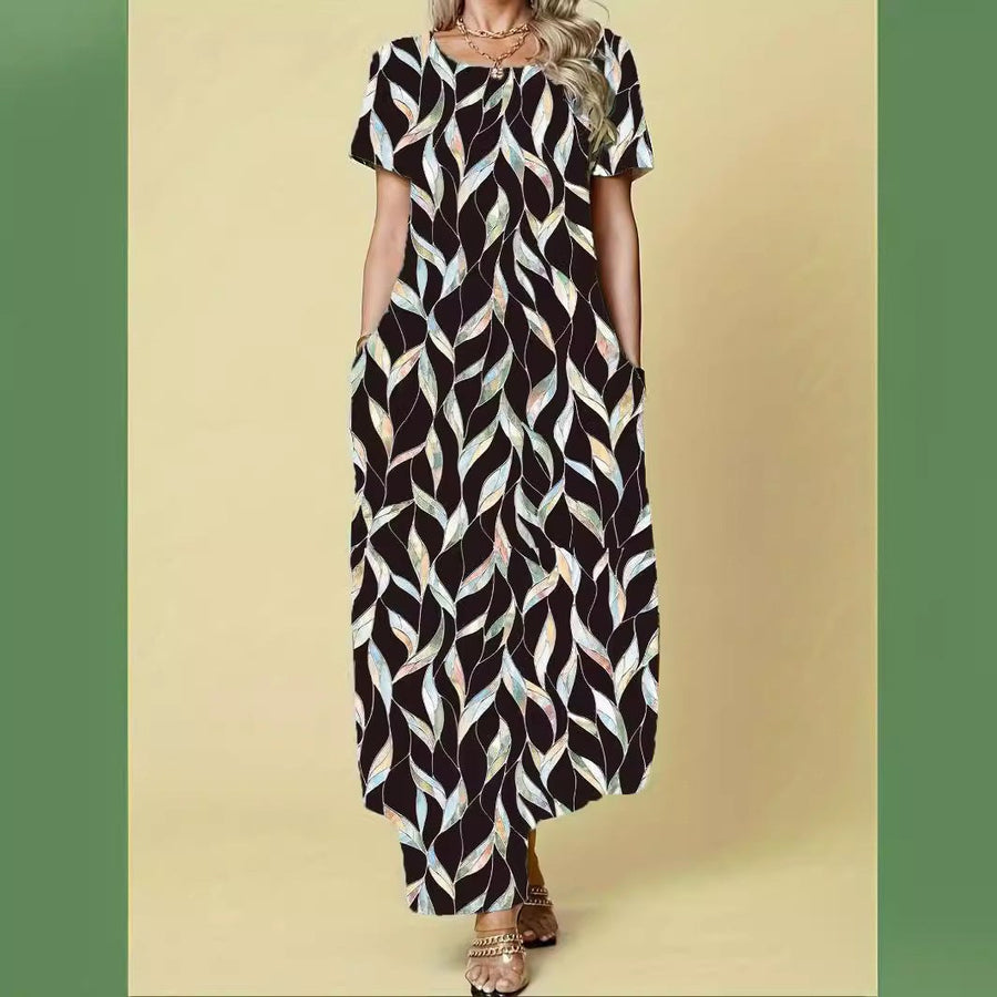 Gracieuse | Women's Pockets Elegant Maxi Dress