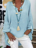 Greta | Women's Oversized with V-Neck Blouse