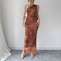 Greta | Women's Ruched Elegant Maxi Dress