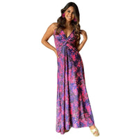 Gudrun | Women's V-Neck Maxi Dress