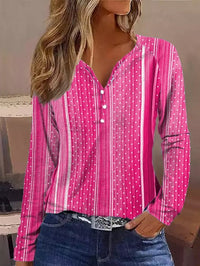 Gudrun | Women's Long Sleeve Shirt in Red