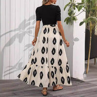 Guendolen | Women's Puff Sleeve Fashionable Maxi Dress in Black