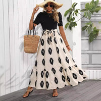 Guendolen | Women's Puff Sleeve Fashionable Maxi Dress in Black
