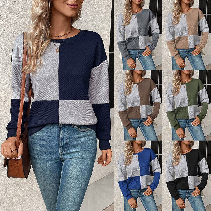 Guinevere | Women's Color Block Fashionable Sweatshirt