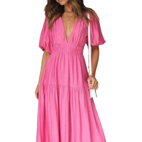 Guinevere | Women's V-Neck Maxi Dress