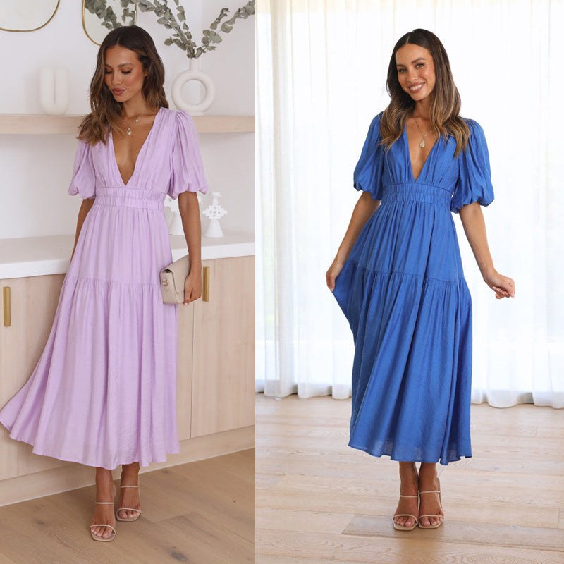 Guinevere | Women's V-Neck Maxi Dress