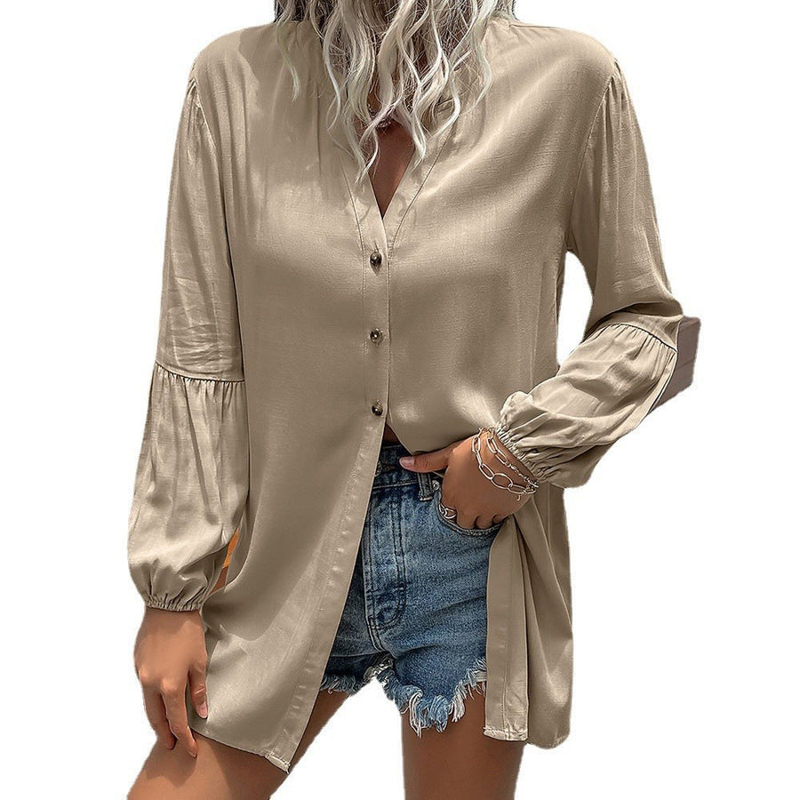 Gunhilde | Women's V-Neck Blouse