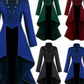 Gwenaelle | Women's Button Detail Asymmetric Stand Collar Coat