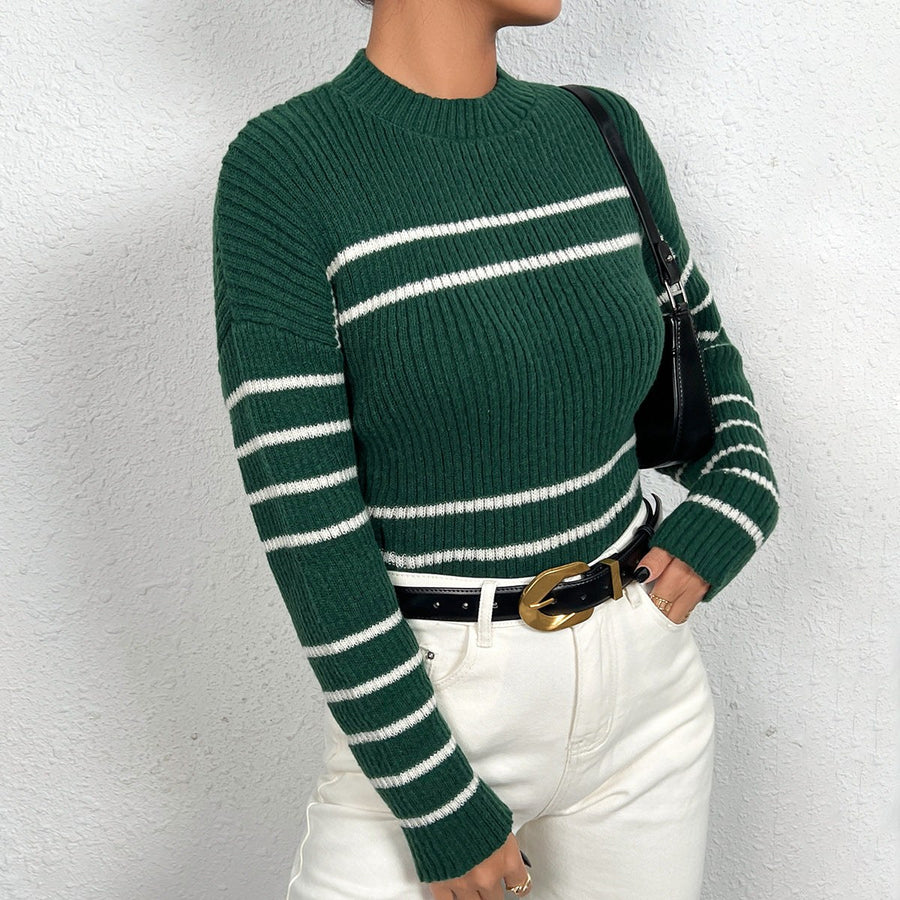 Gwendolen | Women's Striped Knit Sweater