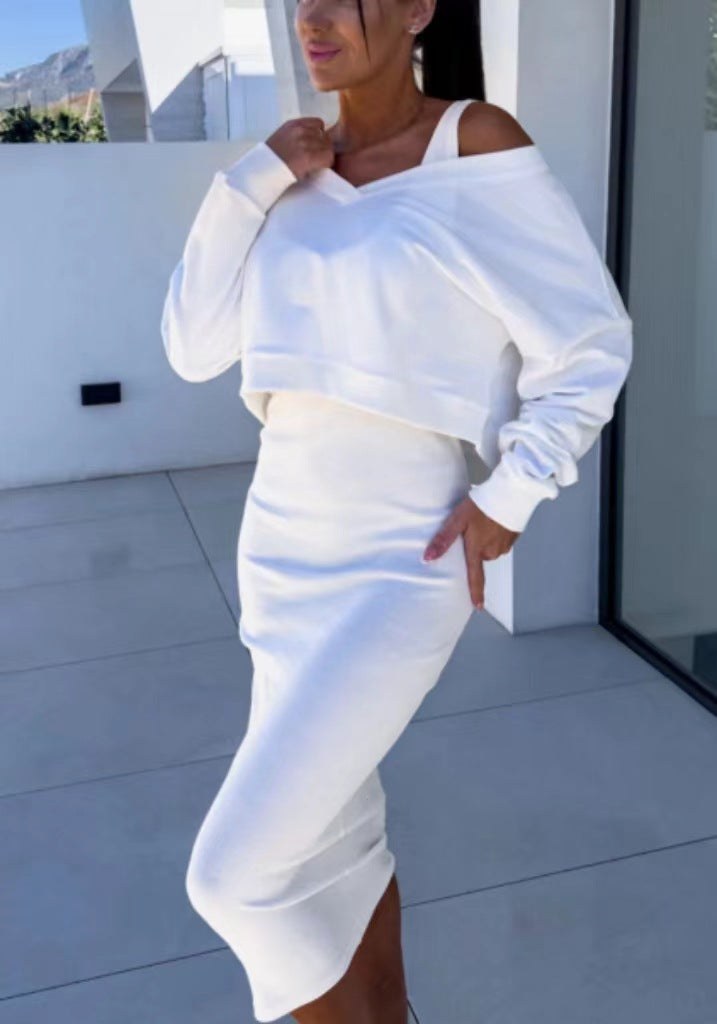 Gwendolen | Women's Elegant Sweater in White