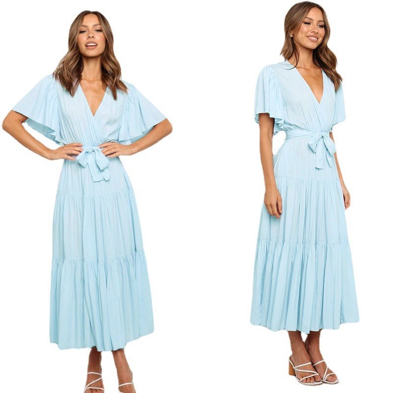 Gwendolen | Women's V-Neck Maxi Dress