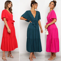 Gwendolen | Women's V-Neck Maxi Dress