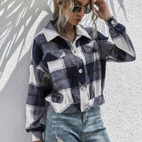 Gwenneth | Women's Plaid Jacket in Green