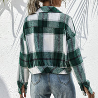 Gwenneth | Women's Plaid Jacket in Green